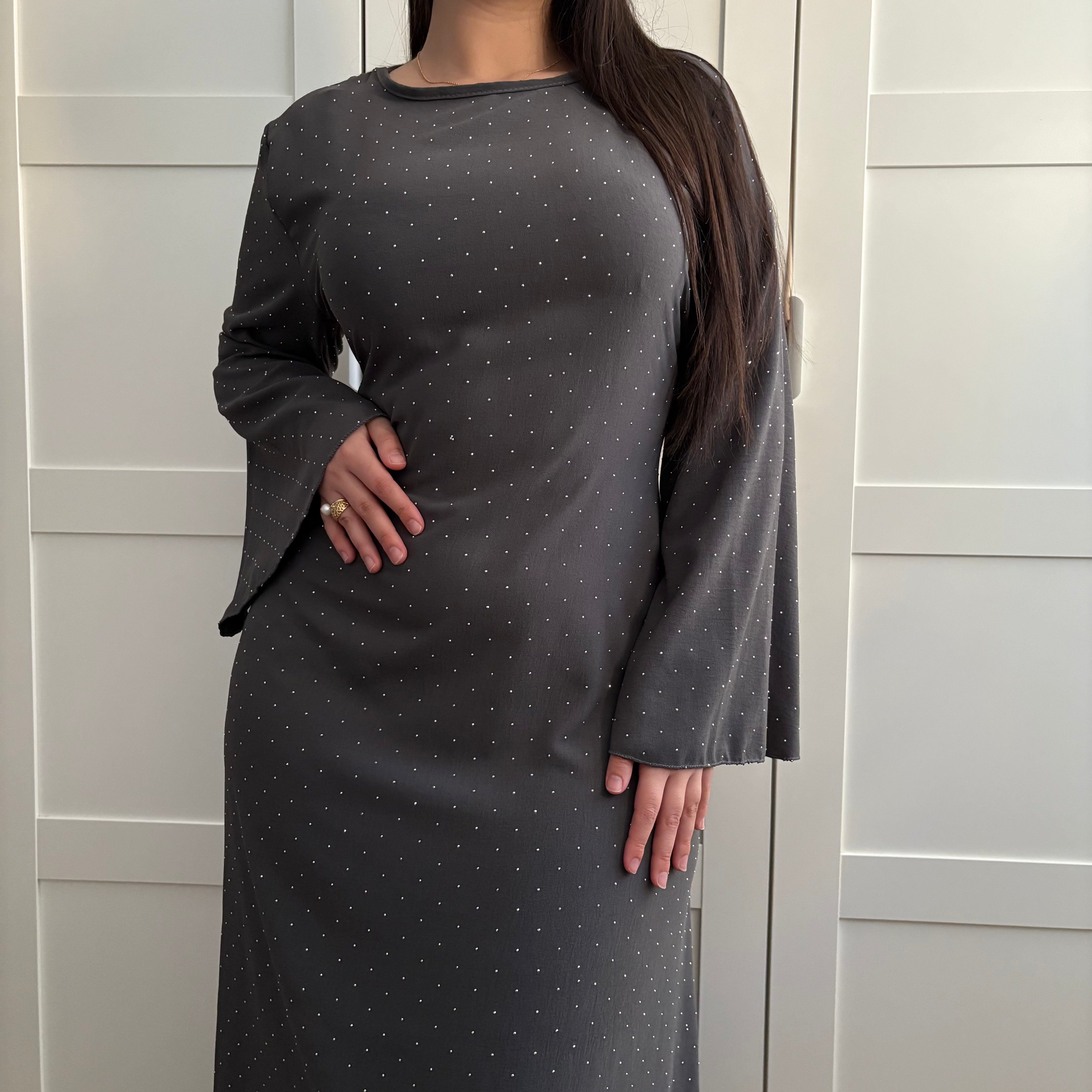 Vestido Fiona Brilli gris