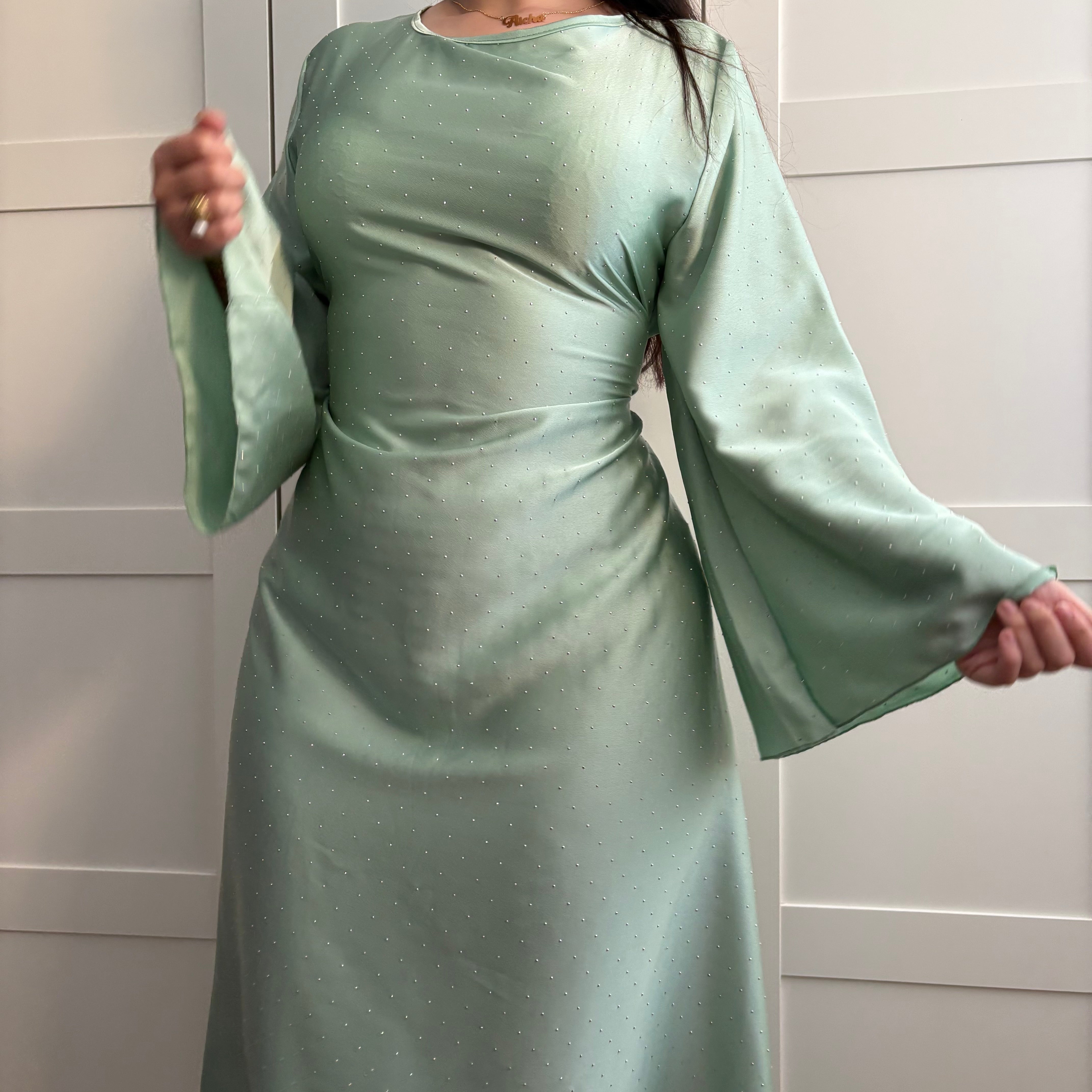 Vestido Fiona brillo